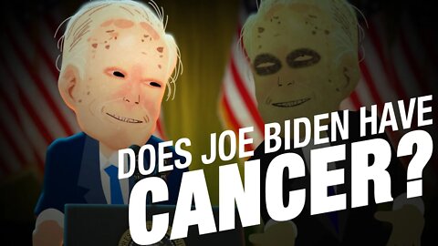 Joe Biden has Cancer cartoon meme. Was it a Gaffe? Did he accidentally slip up and tell the truth?