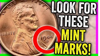 THESE MINT MARKS MAKE PENNIES WORTH MONEY - VALUABLE PENNY COINS