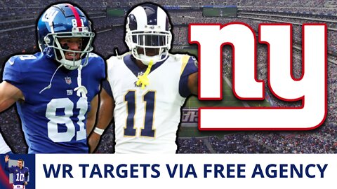 5 New York Giants WR Targets via NFL Free Agency Ft. Alex Bachman & Tavon Austin | Giants Rumors