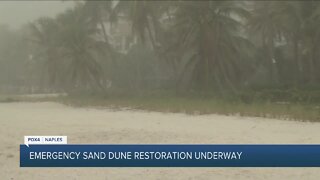 Emergency beach berm project impacting traffic in Collier County
