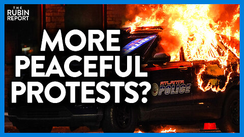Watch How CNN Describes Antifa Protest As Cop Car Burns on Camera | DM CLIPS | Rubin Report