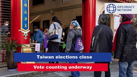 Taiwan Elections Close: Vote Counting Underway