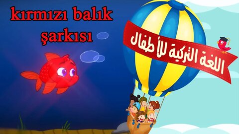 أغنية تركية للأطفال مترجمة | أغنية السمكة الحمراء | kırmızı balık