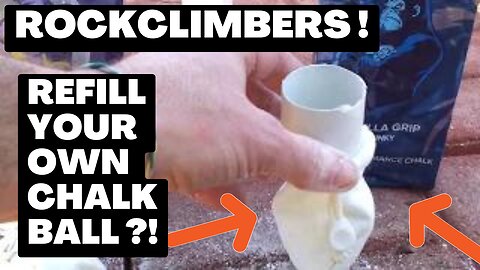 How To Easily Refill A Rock Climbing Chalk Ball
