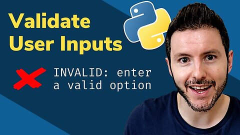 How to Validate User Inputs in Python? _ Input Validation in Python