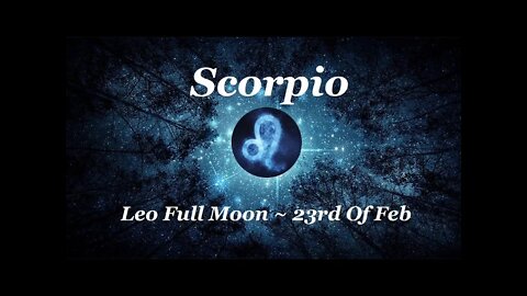 ♏ Scorpio~Finding Your Life Purpose Through Rest! Leo Full Moon - Feb 23rd. Tarot Reading.