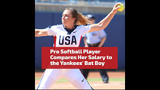 Pro Softball Pitcher Compares Her Salary to the Yankees Bat Boy