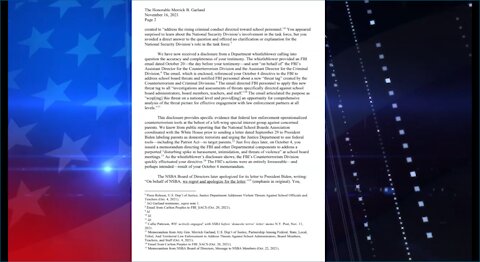 FBI Whistleblower Leaks Email - Did AG Merrick Garland Lie to Congress?