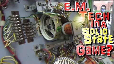 Early Williams Solid State Pinball Machines Still Had OLD E.M. Parts In Them??? 1977 Lucky Seven