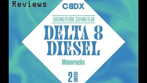 Prof.Grass Reviews: CBDX Delta-8 Moon Rocks