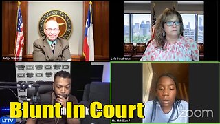 Baby Mother Smokes Blunt During Child Support Court + Instant Regret When..