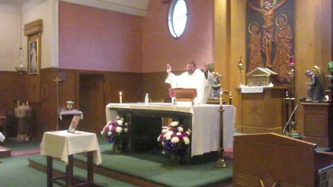 Fr Leonard Mary Closes Mass at St Bernard's parish 5 of 5