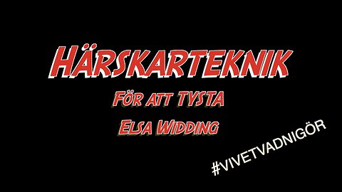 Härskartekniken används hårt mot Elsa Widding för att tysta, förlöjliga och skuldbelägga i Riksdagen