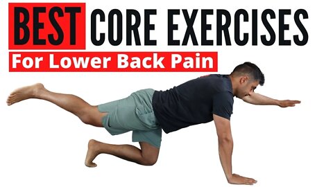 Core exercises for back pain
