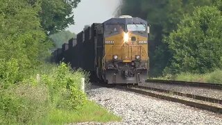 CSX B158 Empty Coke Express Train from Sterling Ohio July 1, 2022