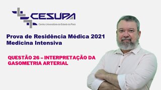 Prova de Residência Médica Medicina Intensiva CESUPA 2021