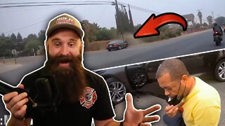 Motorcycle Road Rage Ends in a Bang