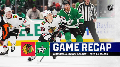 Highlights - Dallas Stars vs Chicago Blackhawks.