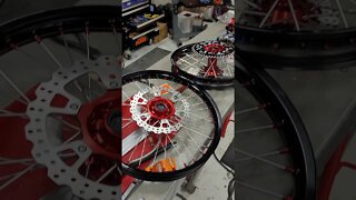 Red and Black Warp 9 Racing Wheels #shorts
