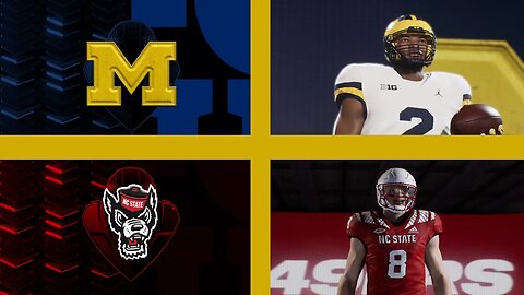 CFB 24 Michigan Wolverines Vs NC State Wolfpack Year 2023