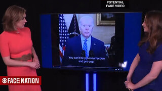 Host Of 'Face The Nation' Mistakenly Labels Biden Video A Deep Fake Because He Never Blinks
