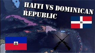 Haiti vs Dominican Republic - Hearts of Iron IV Timelapse (Hoi4)