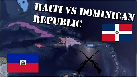 Haiti vs Dominican Republic - Hearts of Iron IV Timelapse (Hoi4)