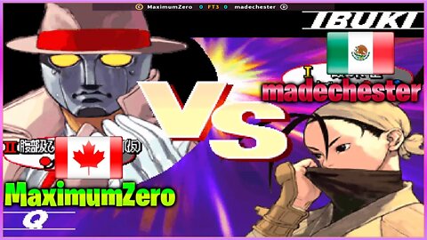 Street Fighter III: 3rd Strike (MaximumZero Vs. madechester) [Canada Vs. Mexico]