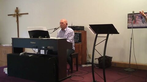 Praise and worship at Restoration Church (Pastor Roger Day)