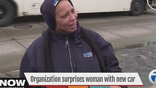 Organization surprises woman with new car