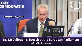 Dr. McCullough's Speech at the European Parliament