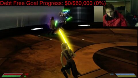 General Grievous VS Qui Gon Jinn In A Battle With Commentary In Star Wars Jedi Knight Jedi Academy