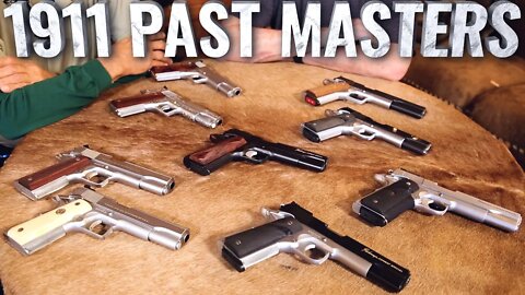 Bill Wilson shows Massad Ayoob a Rare Collection of Custom 1911s from Past Masters - Critical Mas 38