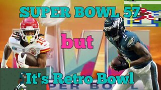 Slimeeo TV recreates Super Bowl 57 in Retro Bowl