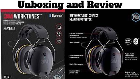 3M WorkTunes Call Connect Bluetooth Ear Muffs - Unboxing and Review