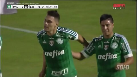 Os Gols do Jogo | Palmeiras 2 x 0 Libertad PAR | Torneio de Verão do Uruguai 20-01-2016