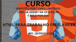 #curso #01 introdução - HTML focado em trabalho freelancer