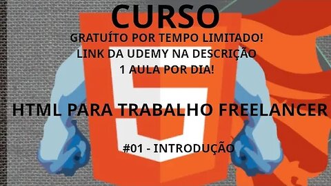 #curso #01 introdução - HTML focado em trabalho freelancer