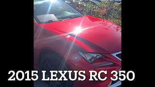 2015 Lexus RC 350. For sale