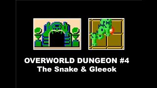 Legend of Zelda (NES) OverWorld Dungeon 4 Complete Walkthrough Guide: The Snake & Gleeok