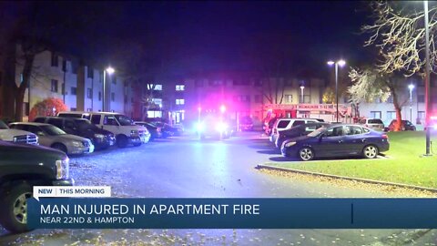 Milwaukee man seriously injured in fire near 22nd and Hampton