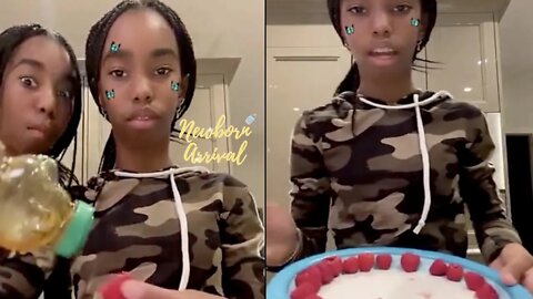 Diddy's Twin Daughters Create Honey Filled Raspberry Treat! 🍓