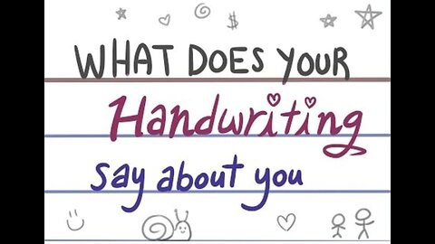 What does your handwriting say about you?