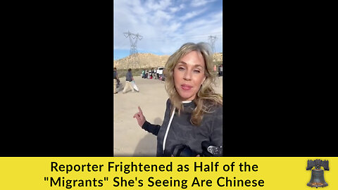 Reporter Frightened as Half of the "Migrants" She's Seeing Are Chinese