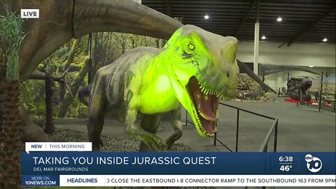 An inside look at 'Jurassic Quest' in Del Mar