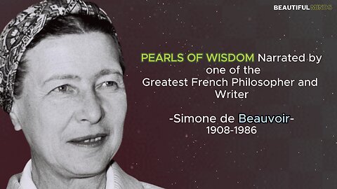 Famous Quotes |Simone de Beauvoir|