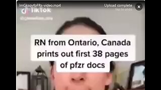 RN from Ontario, Canada prints out first 38 pages of pfzr docs