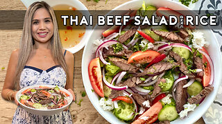 THAI BEEF SALAD & RICE