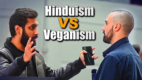 Hindu meets Vegan activist, this is how it went…