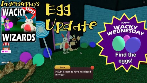 AndersonPlays Roblox Wacky Wizards 🐰🥚🐰 EGG UPDATE - How to Get Faberge Egg Ingredient